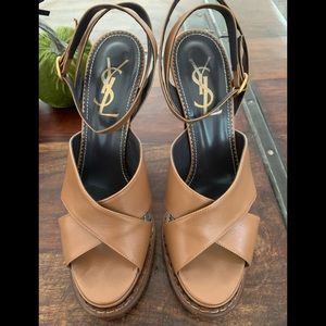 YSL Ankle Strap Shoes.